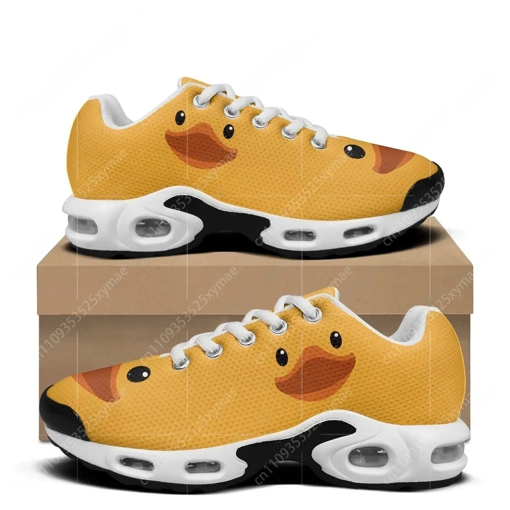 Yellow Men'S Fashion - Tênis Esportivos com Padrão de Pato