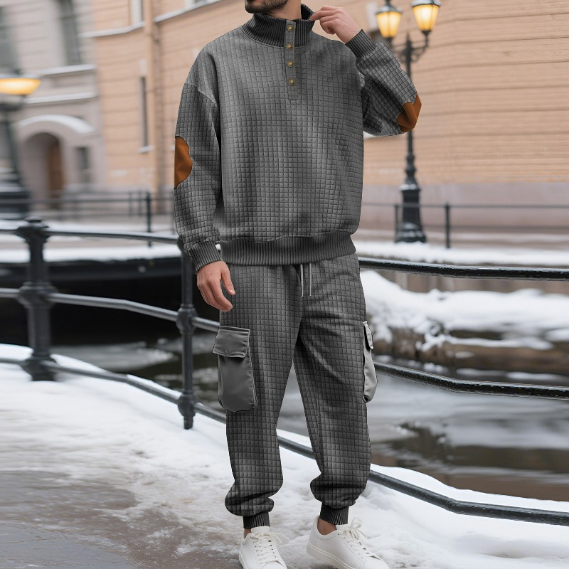 Men'S Fashion Loose Pants - Conjunto de Moletom Masculino KIDWHXR para