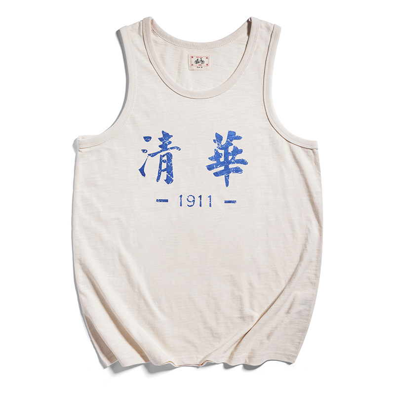Men'S Fashion University - Moda masculina verão vintage tsinghua universidade