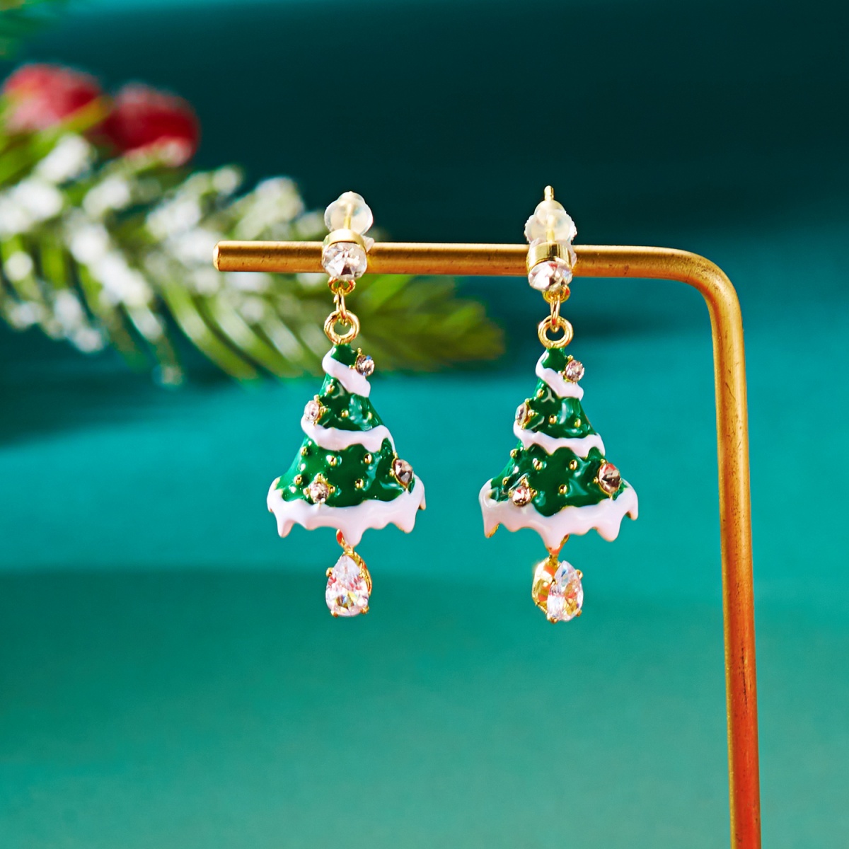 Men'S Fashion Xmas Party - Brincos pendentes para feriados de natal,