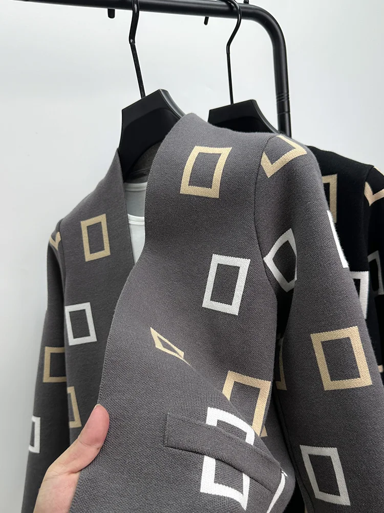 Men'S Fashion V Neck Sweater - Qualidade de luxo designer masculino malha