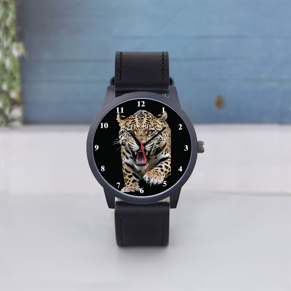 Mens Fashion Bracelet - Relógio universal com mostrador em ouro