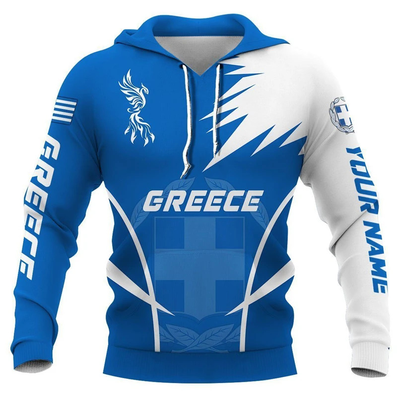 Men'S Fashion Greece - 1 peça personalizada sua imagem grécia