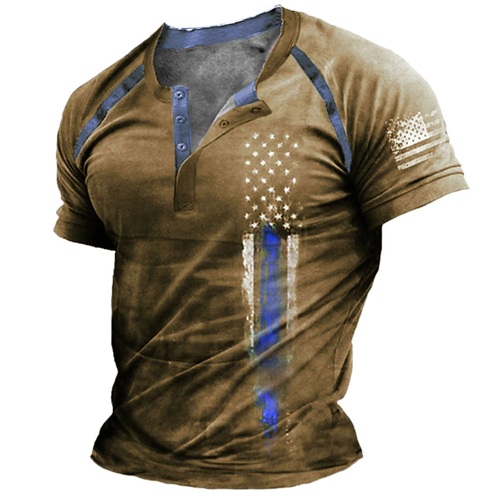 Men'S Fashion Usa - Camisa Masculina Engraçada com Estampa 3D