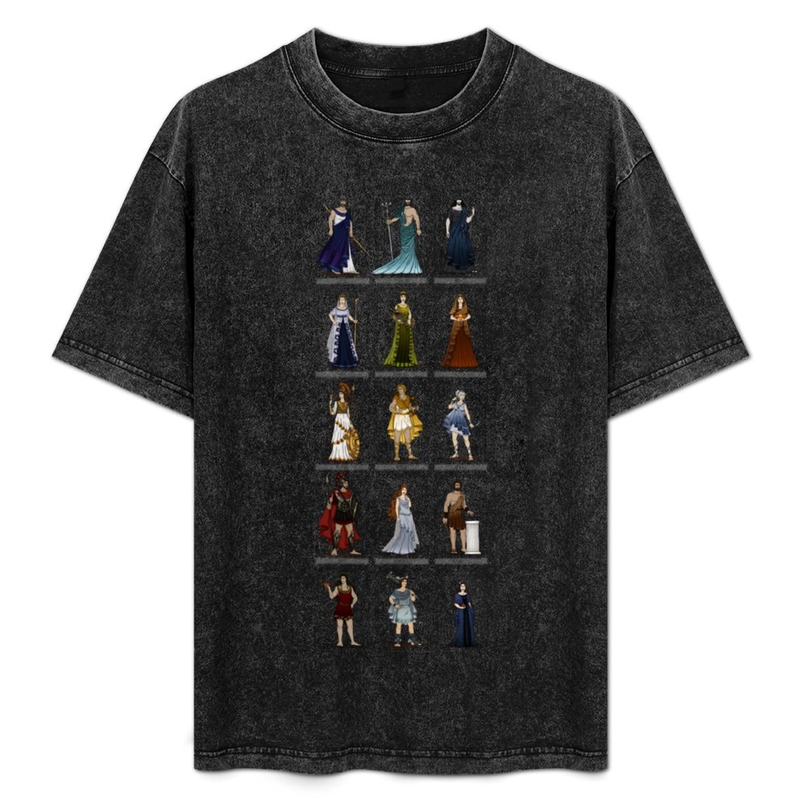 Men'S Fashion Greece - Camiseta com estampa de deuses da
