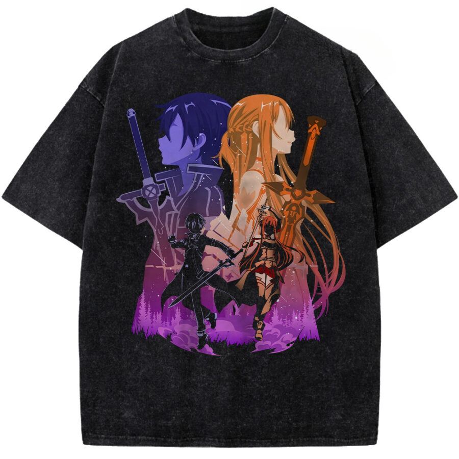 Men'S Fashion Online - Camiseta Gráfica Sword Art Online Kirito