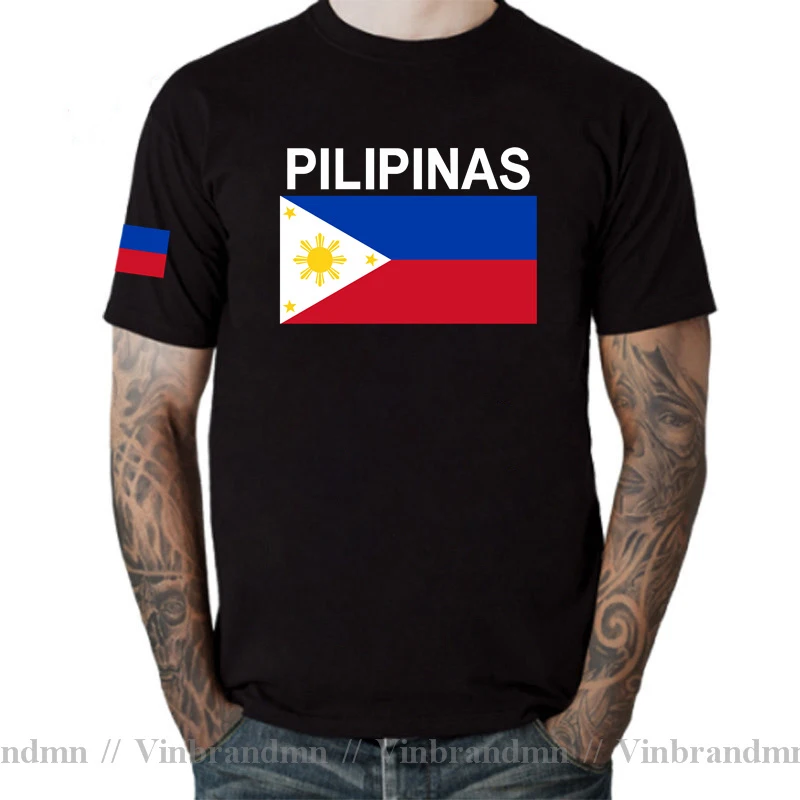Men'S Fashion Philippines - Filipinas pilipinas camiseta masculina moda camisas