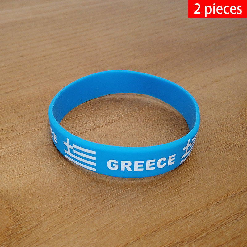 Men'S Fashion Greece - Bandeira Nacional Grega Pulseiras para Homens