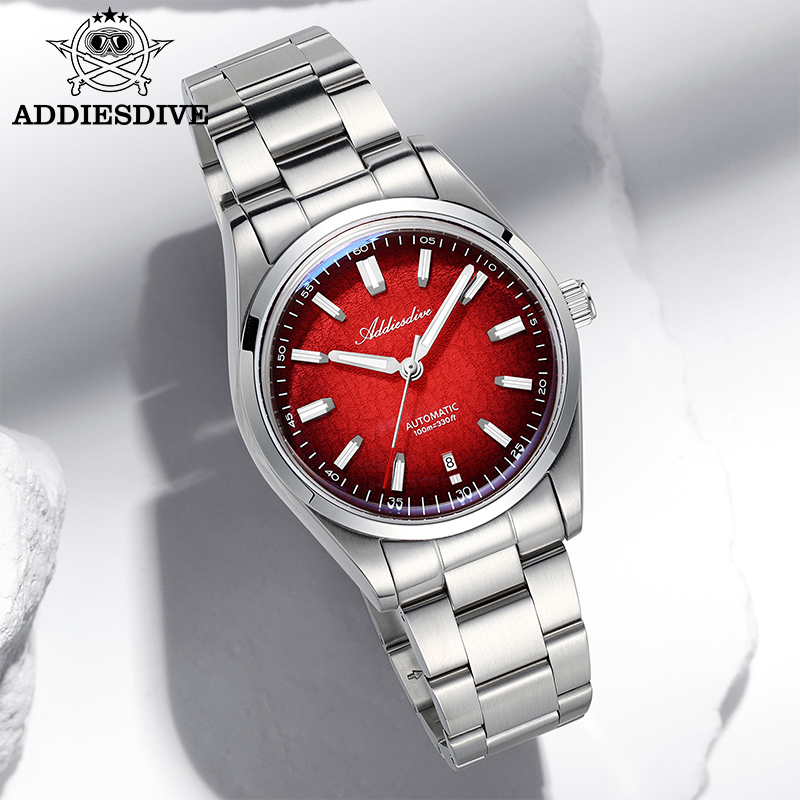 Mens Fashion Bracelet - Addiesdive relógio para presente 39mm automático