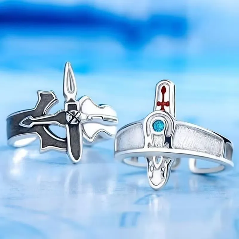 Men'S Fashion Online - Anel Aberto Retrô Sword Art Online