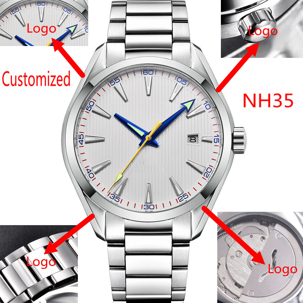 Mens Fashion Bracelet - Relógios Automáticos Masculinos de 41mm com