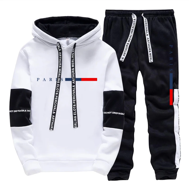 Men'S Fashion Usa - Conjunto Masculino/ Moletom com Capuz/ Calças
