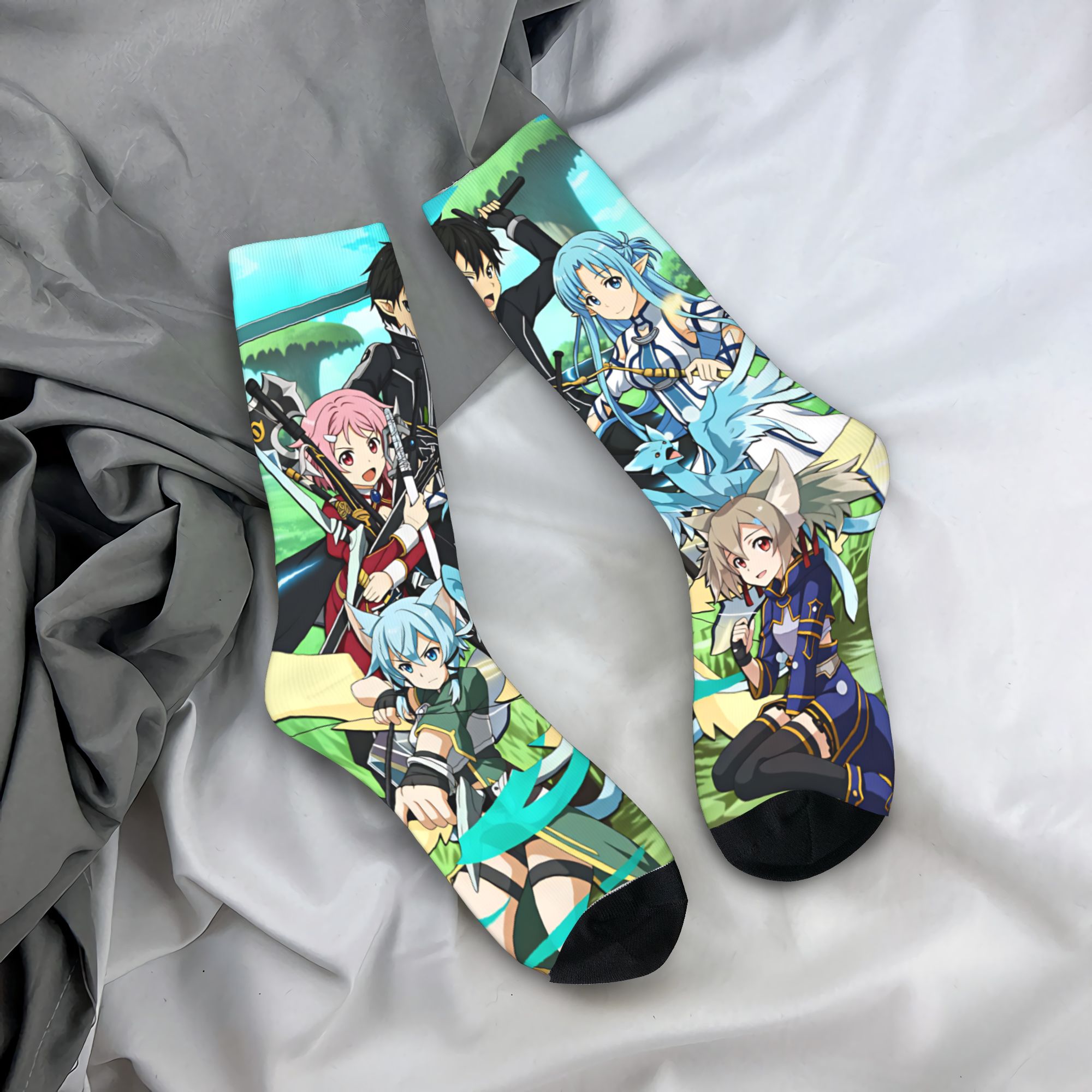 Men'S Fashion Online - Meias Sword Art Online, meias da