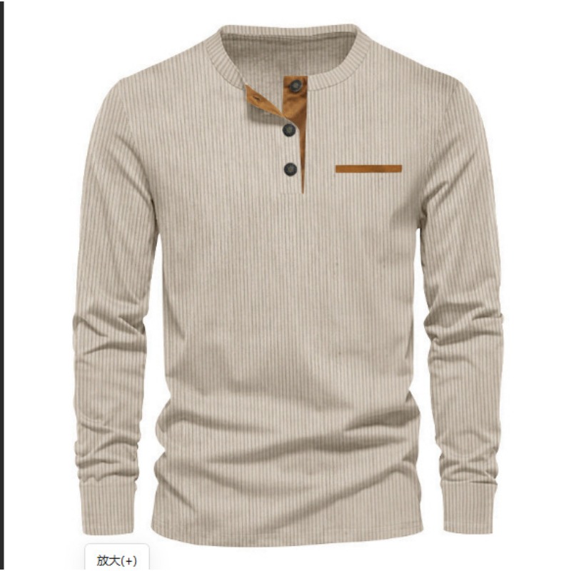 Men'S Fashion Usa - Camiseta masculina de veludo cotelê com