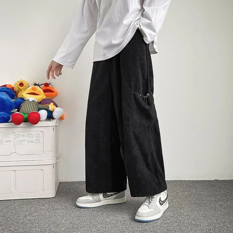 Calças Cargo Masculinas de Per - Men'S Fashion Trousers avaliação e preço