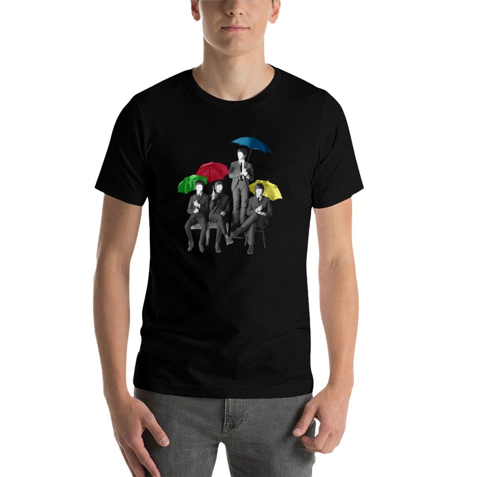 Camiseta Umbrella Fab Four, ca - Men'S Fashion Umbrella avaliação e preço