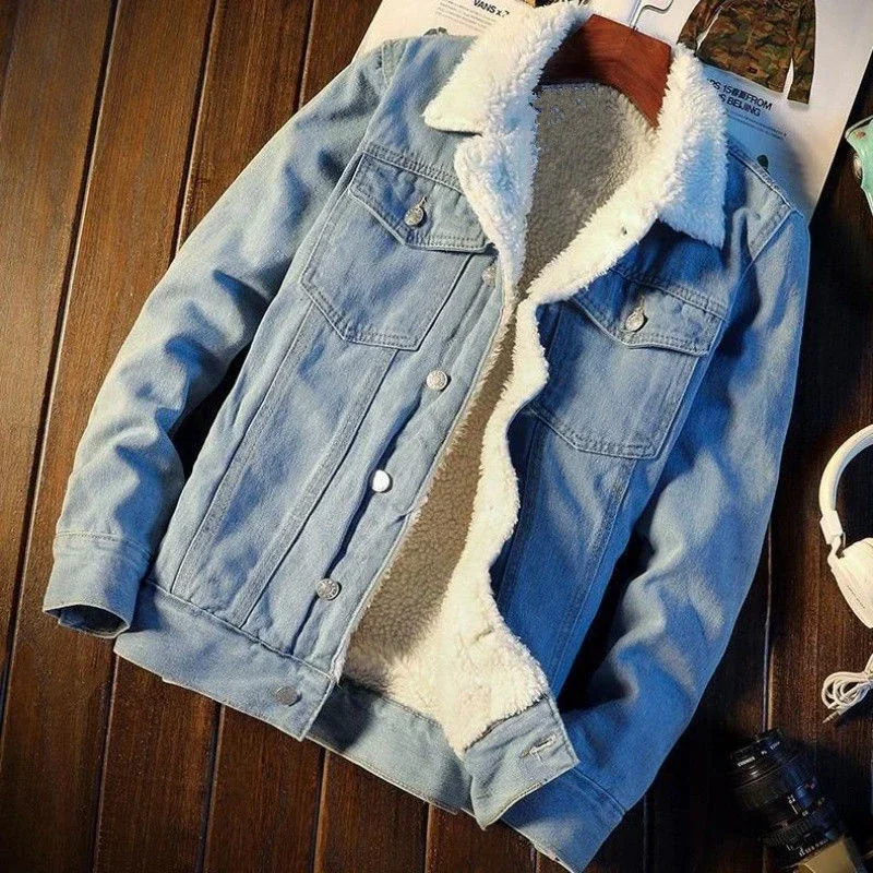 Jaquetas jeans masculinas acol - Mens Fashion Denim Jacket avaliação e preço