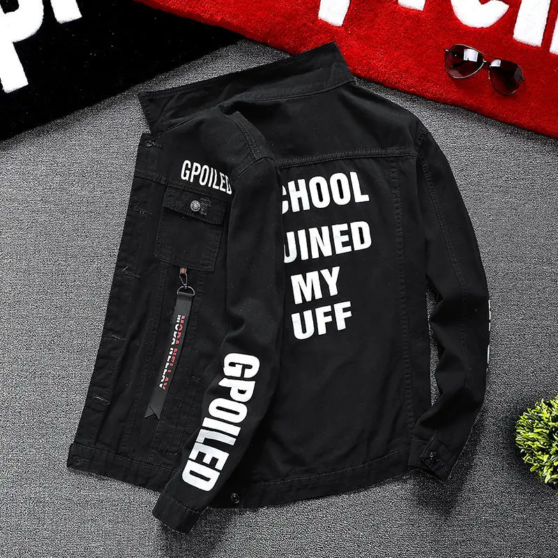 Jaqueta Jeans Masculina Vermel - Mens Fashion Denim Jacket avaliação e preço
