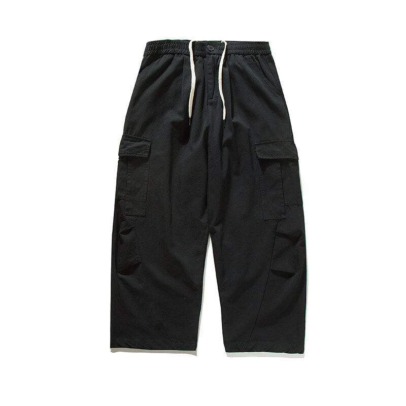 Homens streetwear moda vintage - Men'S Fashion Trousers avaliação e preço