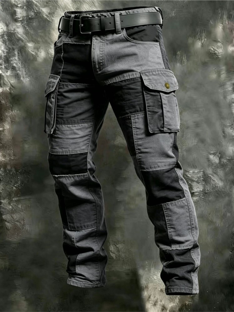 Calças Cargo Masculinas de Alg - Men'S Fashion Trousers avaliação e preço