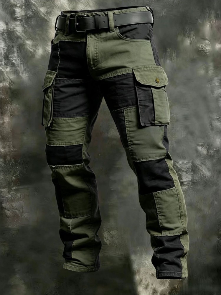 Calças Cargo Masculinas de Alg - Men'S Fashion Trousers avaliação e preço