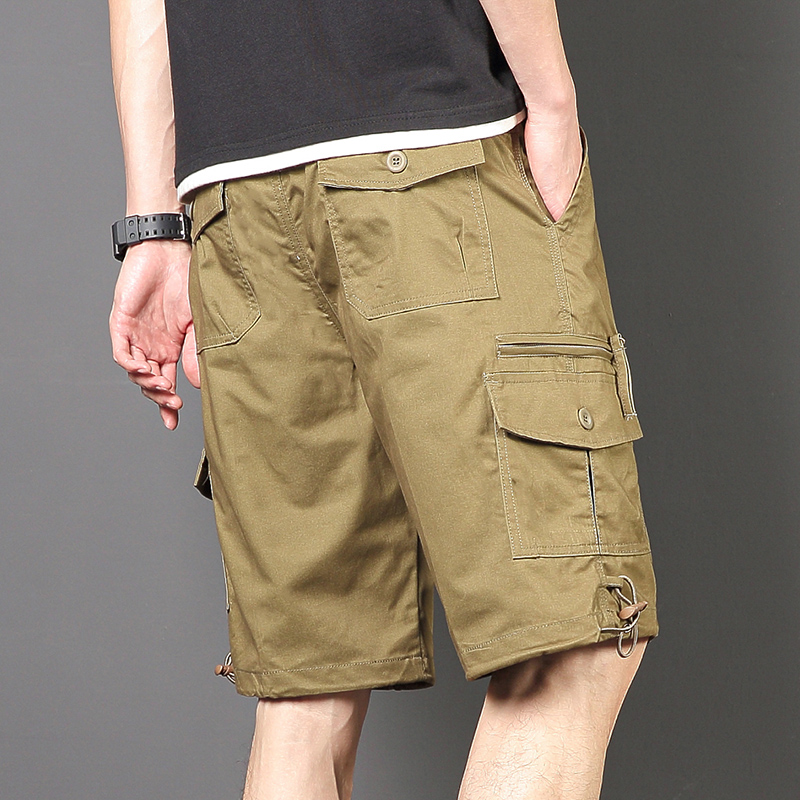 Bermudas Cargo Masculinas de V - Men'S Fashion Loose Pants avaliação e preço