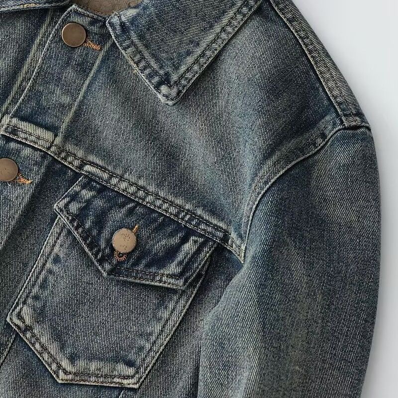 Outono e primavera nova moda c - Mens Fashion Denim Jacket avaliação e preço