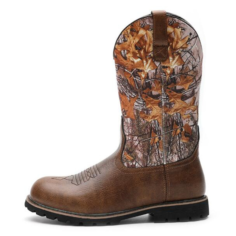Botas de cowboy masculinas gót - Men Fashion Vintage avaliação e preço