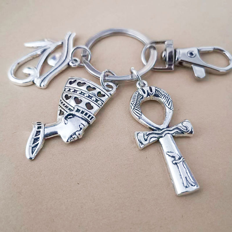 Egito ankh anubis amuletos cru - Men Fashion Egypt avaliação e preço