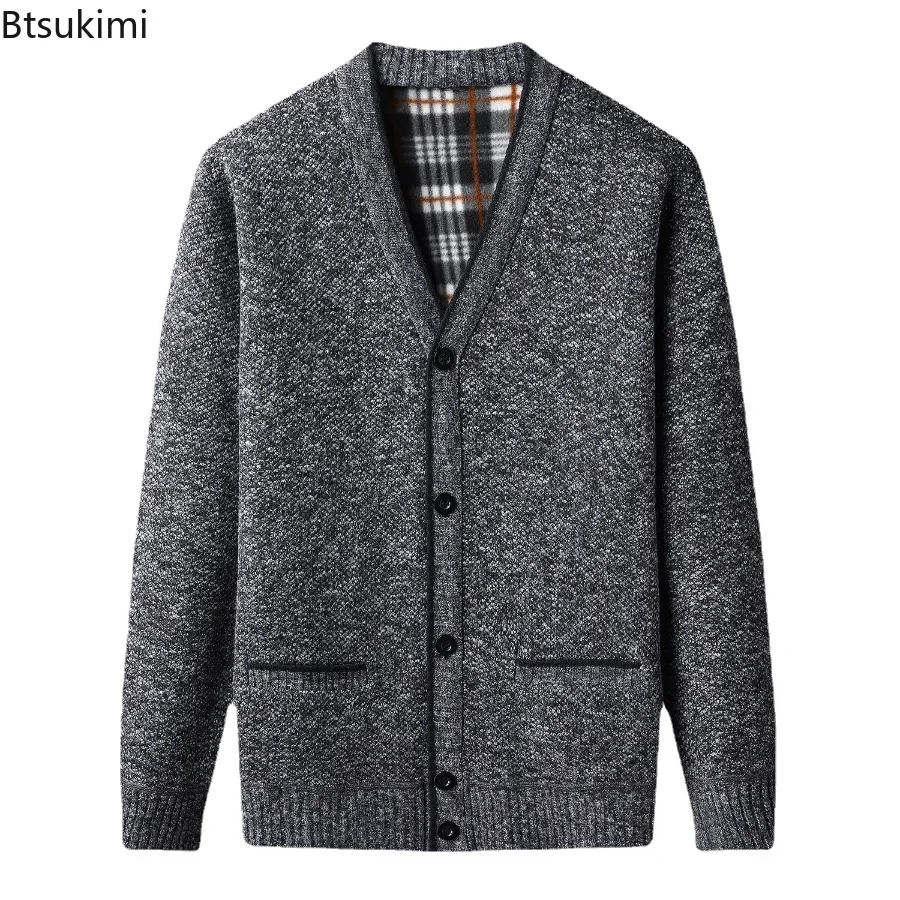 Novo 2026 outono inverno mascu - Men'S Fashion V Neck Sweater avaliação e preço