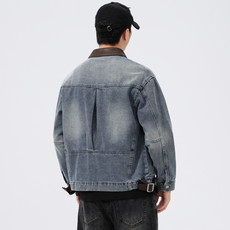 Jaqueta Jeans Masculina com Go - Mens Fashion Denim Jacket avaliação e preço