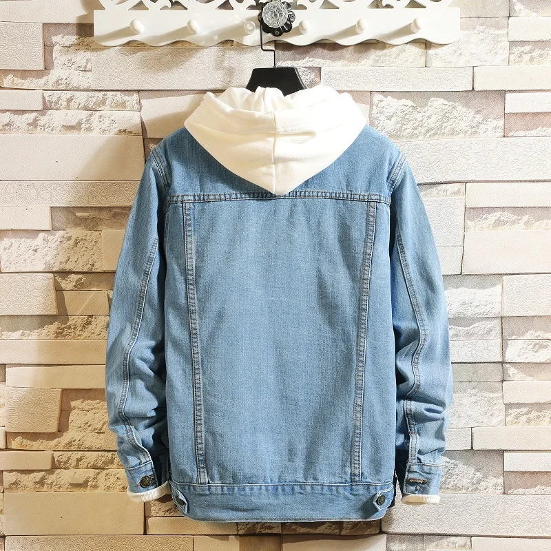 Jaqueta Jeans Masculina Azul E - Mens Fashion Denim Jacket avaliação e preço
