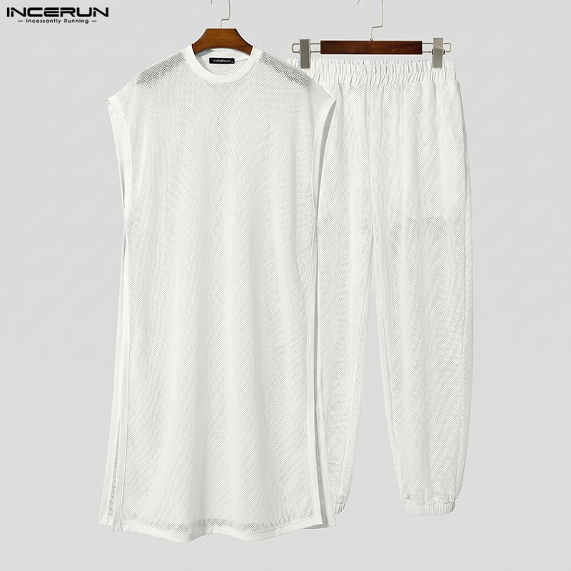 Conjuntos Masculinos INCERUN:  - Mens Fashion Summer avaliação e preço