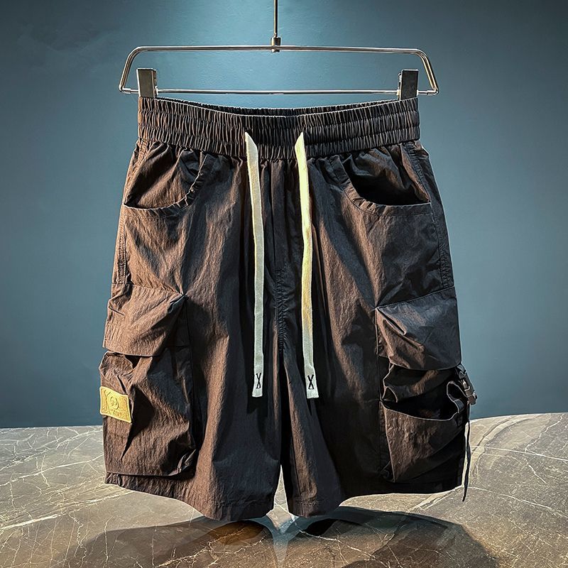 Bermuda cargo masculina, cintu - Men'S Fashion Loose Pants avaliação e preço