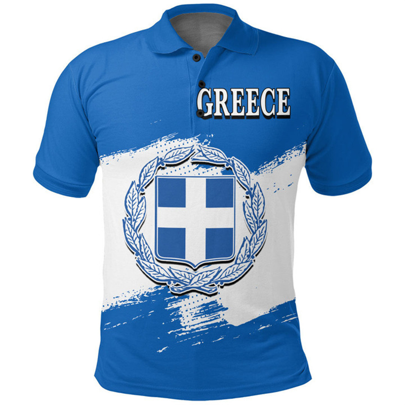 Grécia bandeira mapa 3d impres - Men'S Fashion Greece avaliação e preço