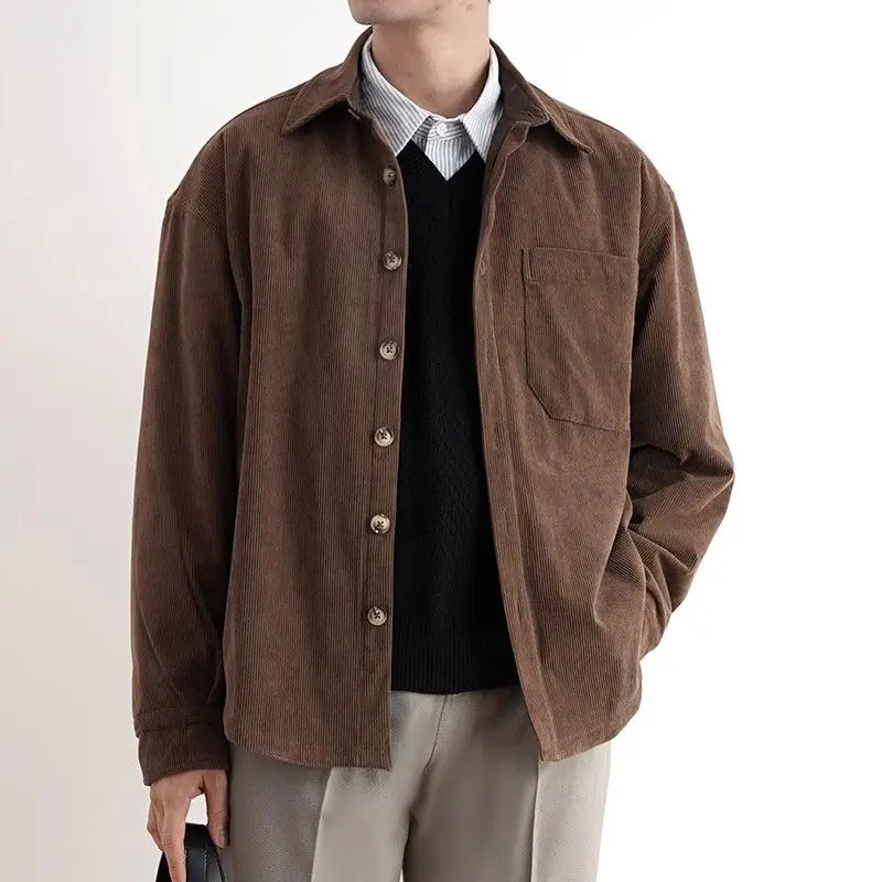 2024 início do outono simples  - Men'S Fashion V Neck Sweater avaliação e preço