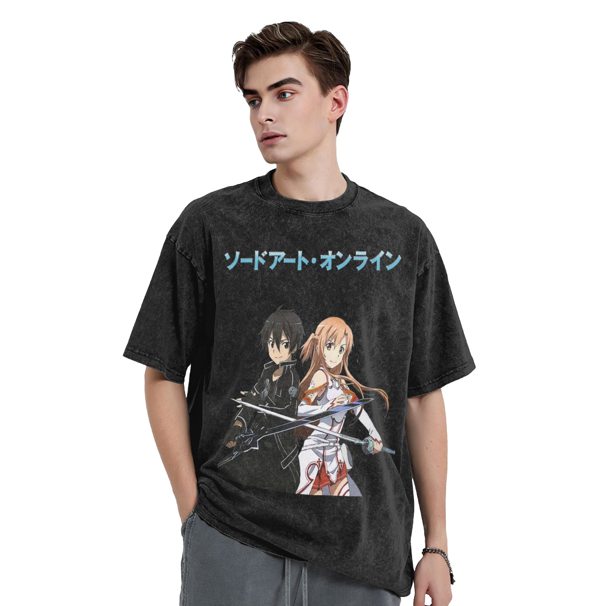 Camisetas de Moda Anime Sword  - Men'S Fashion Online avaliação e preço