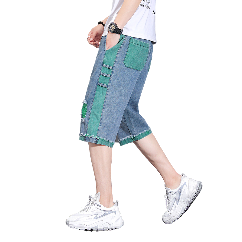 Bermudas Jeans Masculinas: Nov - Men'S Fashion Loose Pants avaliação e preço