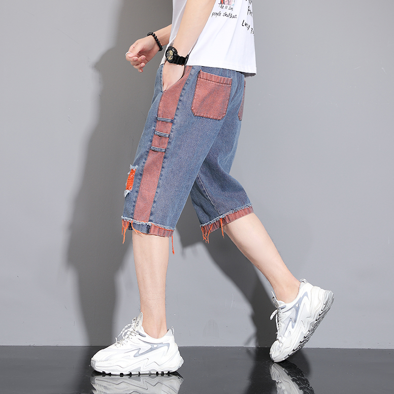 Bermudas Jeans Masculinas: Nov - Men'S Fashion Loose Pants avaliação e preço