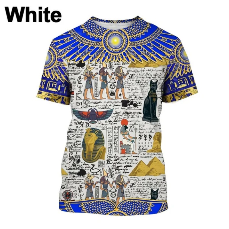 3d impresso faraó anubis camis - Men Fashion Egypt avaliação e preço