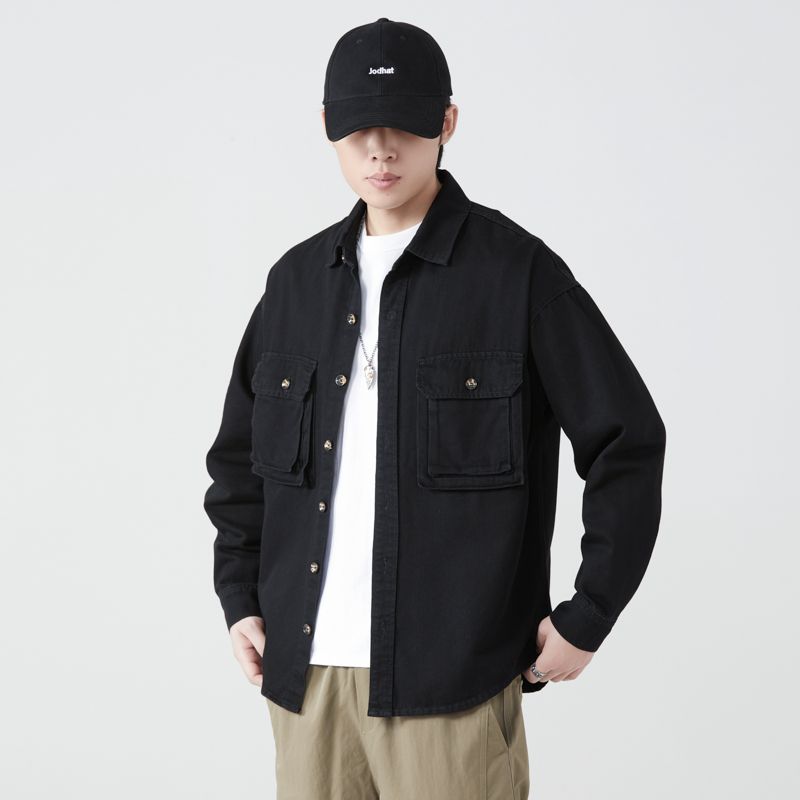 Camisas de ferramentas de algo - Mens Fashion Denim Jacket avaliação e preço
