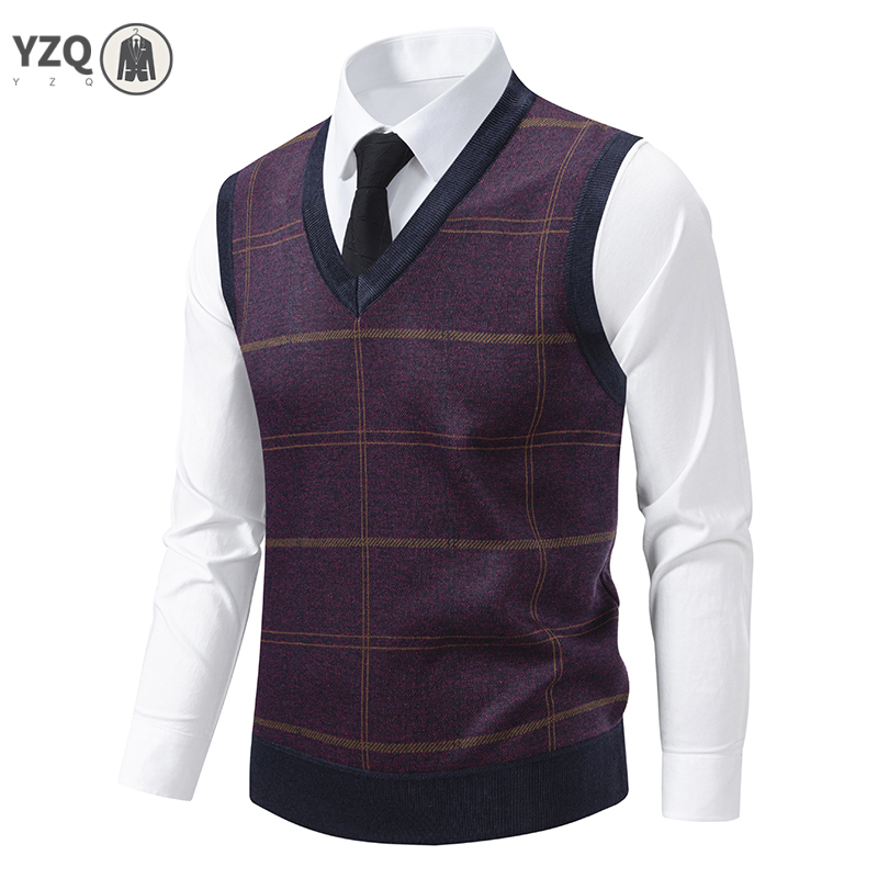 Suéter de malha com decote em  - Men'S Fashion V Neck Sweater avaliação e preço