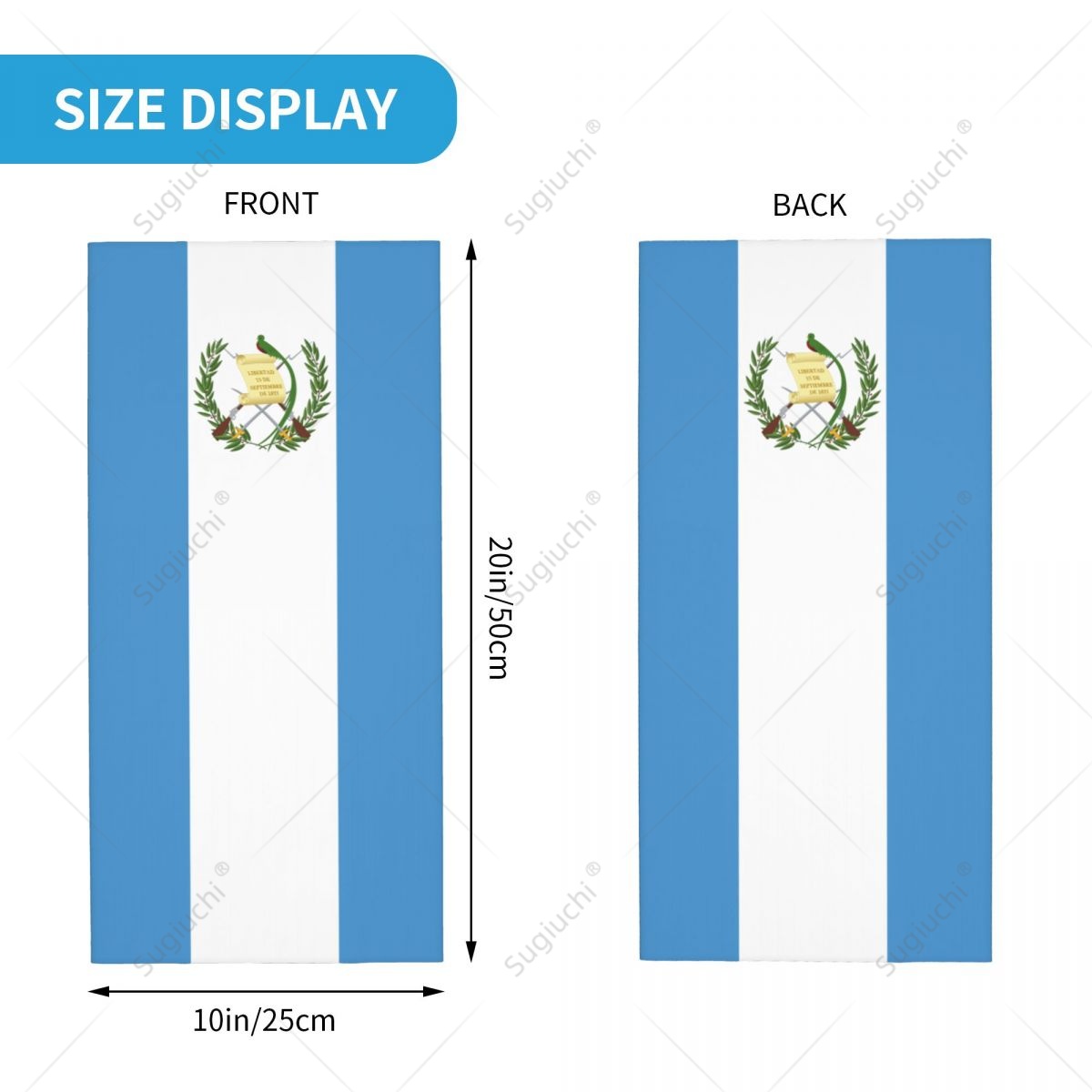 Lenço Unissex com Bandeira da  - Men'S Fashion Guatemala avaliação e preço