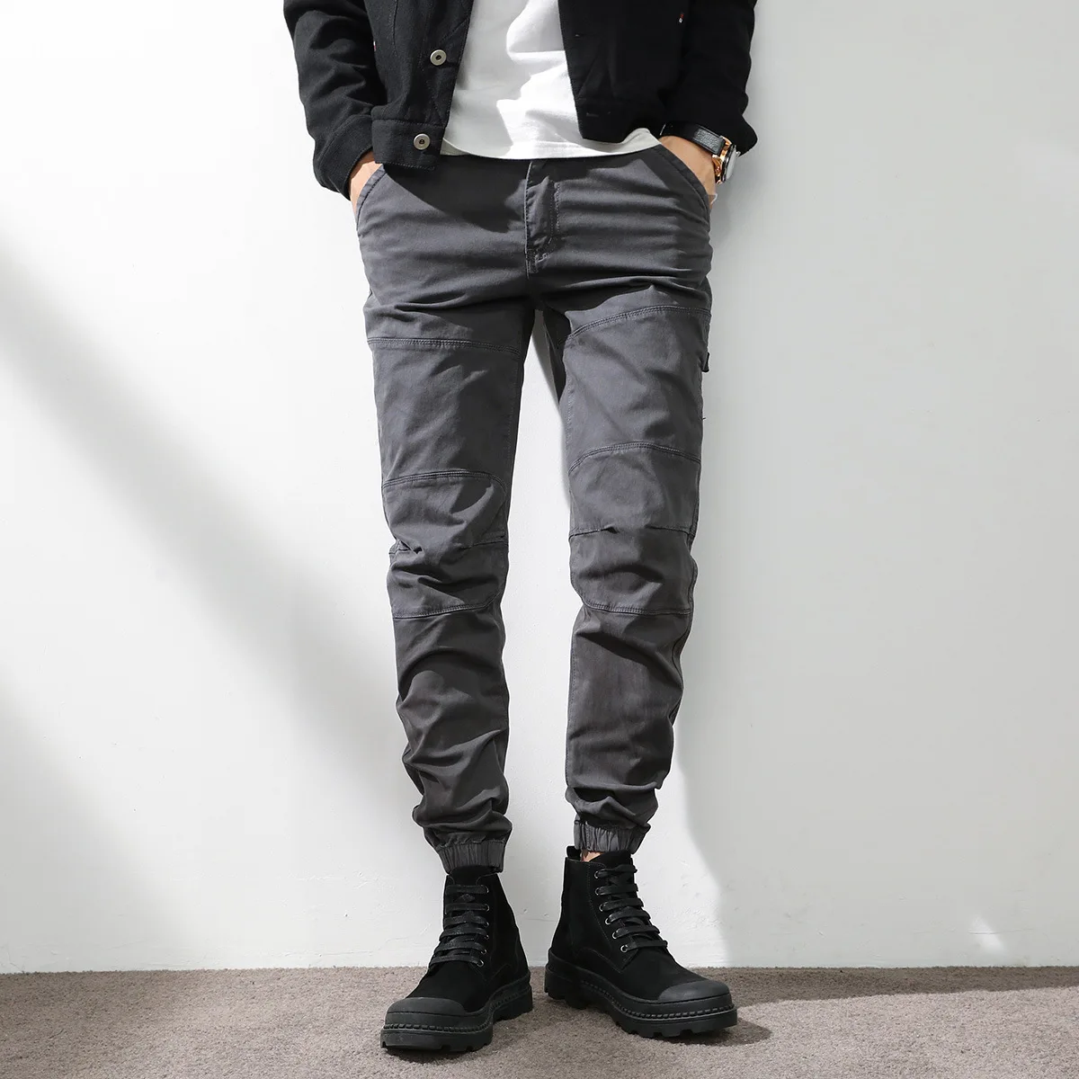 Estilo americano nova moda mas - Men'S Fashion Trousers avaliação e preço