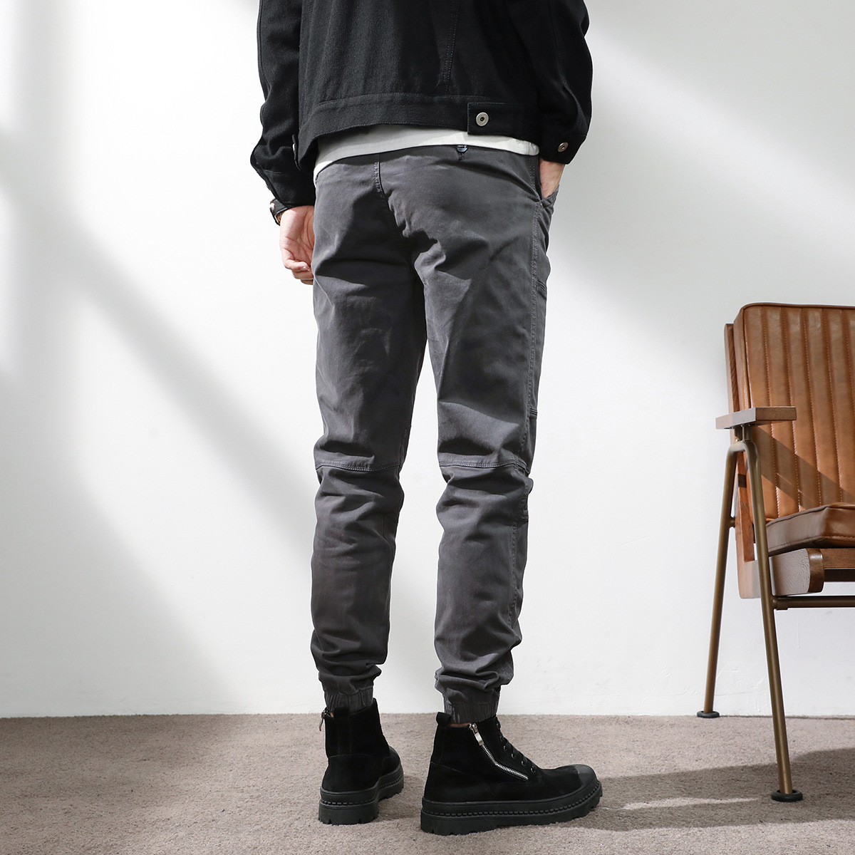 Estilo americano nova moda mas - Men'S Fashion Trousers avaliação e preço