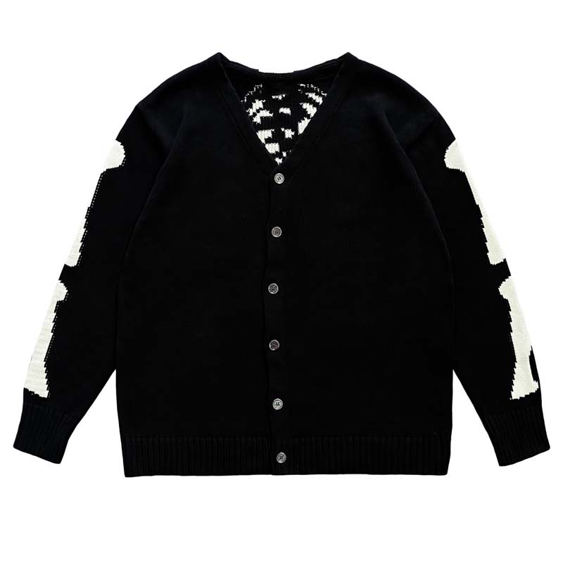 Kapital vintage hirata osso es - Men'S Fashion V Neck Sweater avaliação e preço