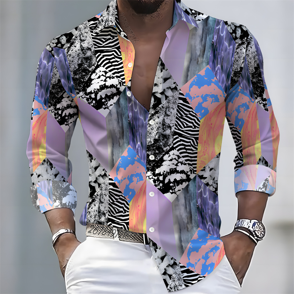 Camisa Masculina de Manga Long - Mens Fashion Summer avaliação e preço