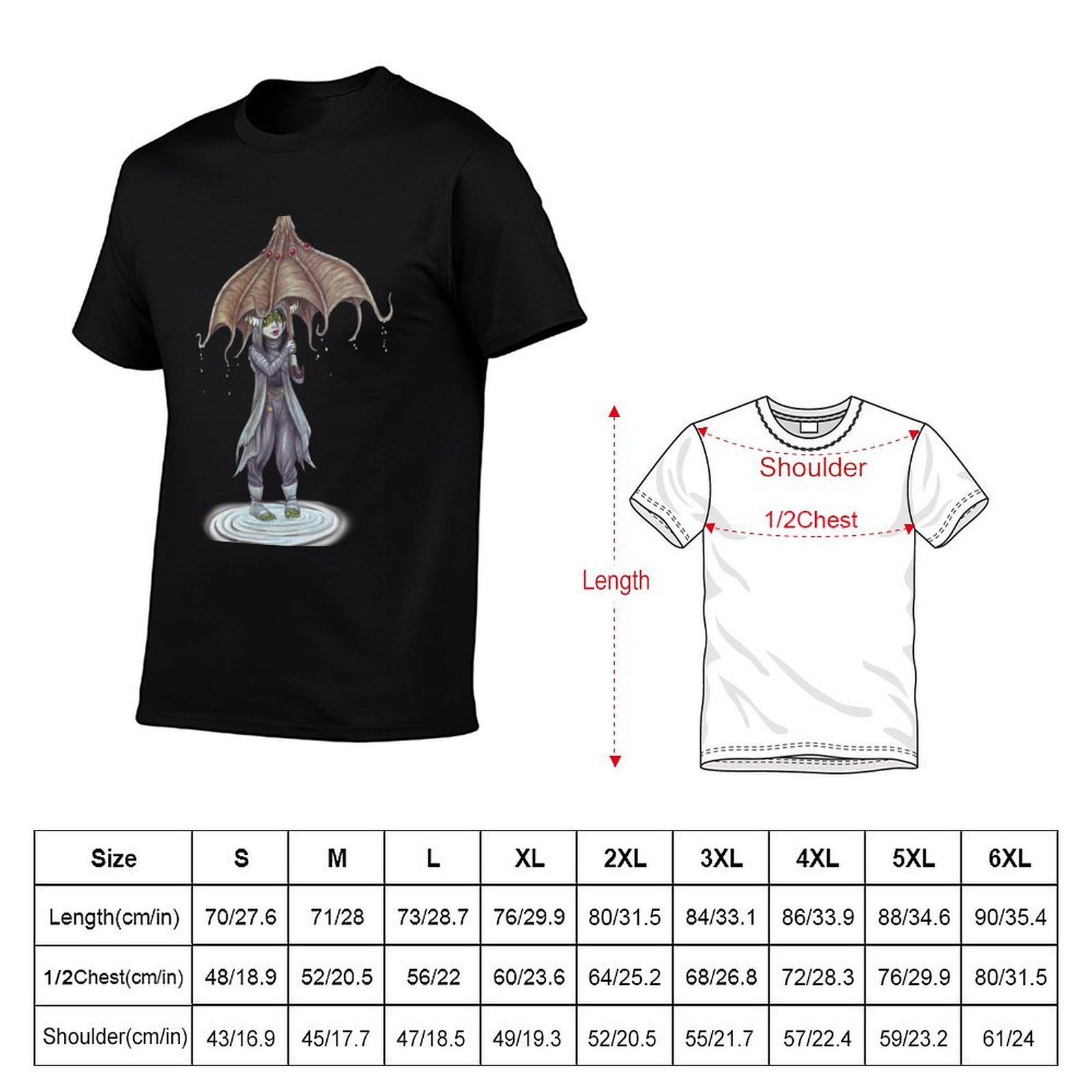 Camiseta Nott n umbrella, cami - Men'S Fashion Umbrella avaliação e preço