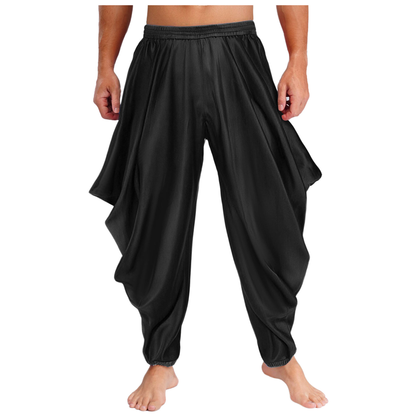 Masculino árabe príncipe cospl - Men'S Fashion Loose Pants avaliação e preço