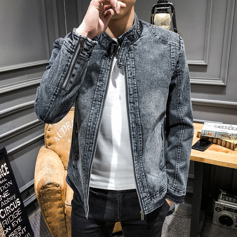 Jaquetas Jeans Masculinas Casu - Mens Fashion Denim Jacket avaliação e preço